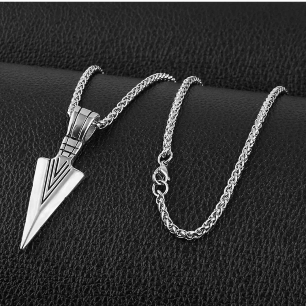 316 Arrow Stainless Steel Pendant Necklace